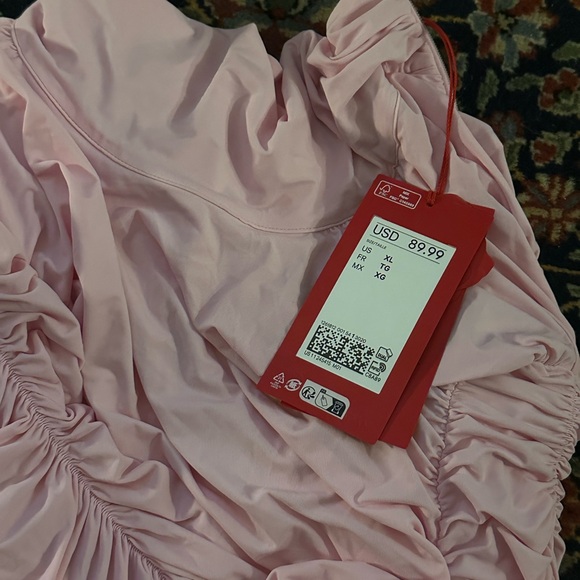 NWT H&M Magda Butrym Pink Dress XL - Picture 6 of 6